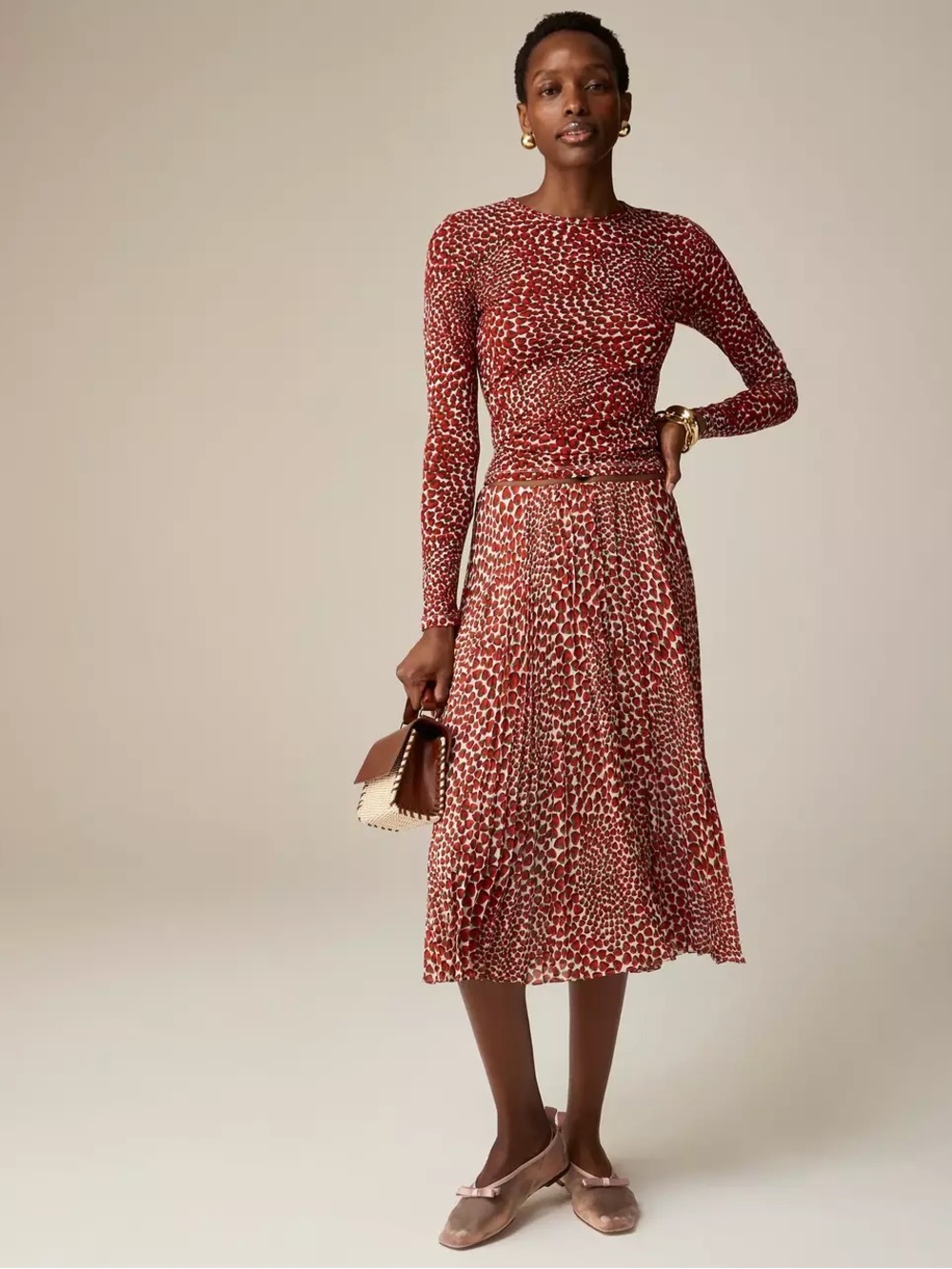 J Crew Strawberry Skirt